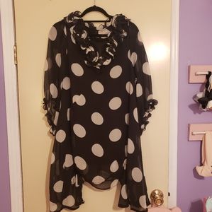 Pretty Angel Polka Dot Tunic